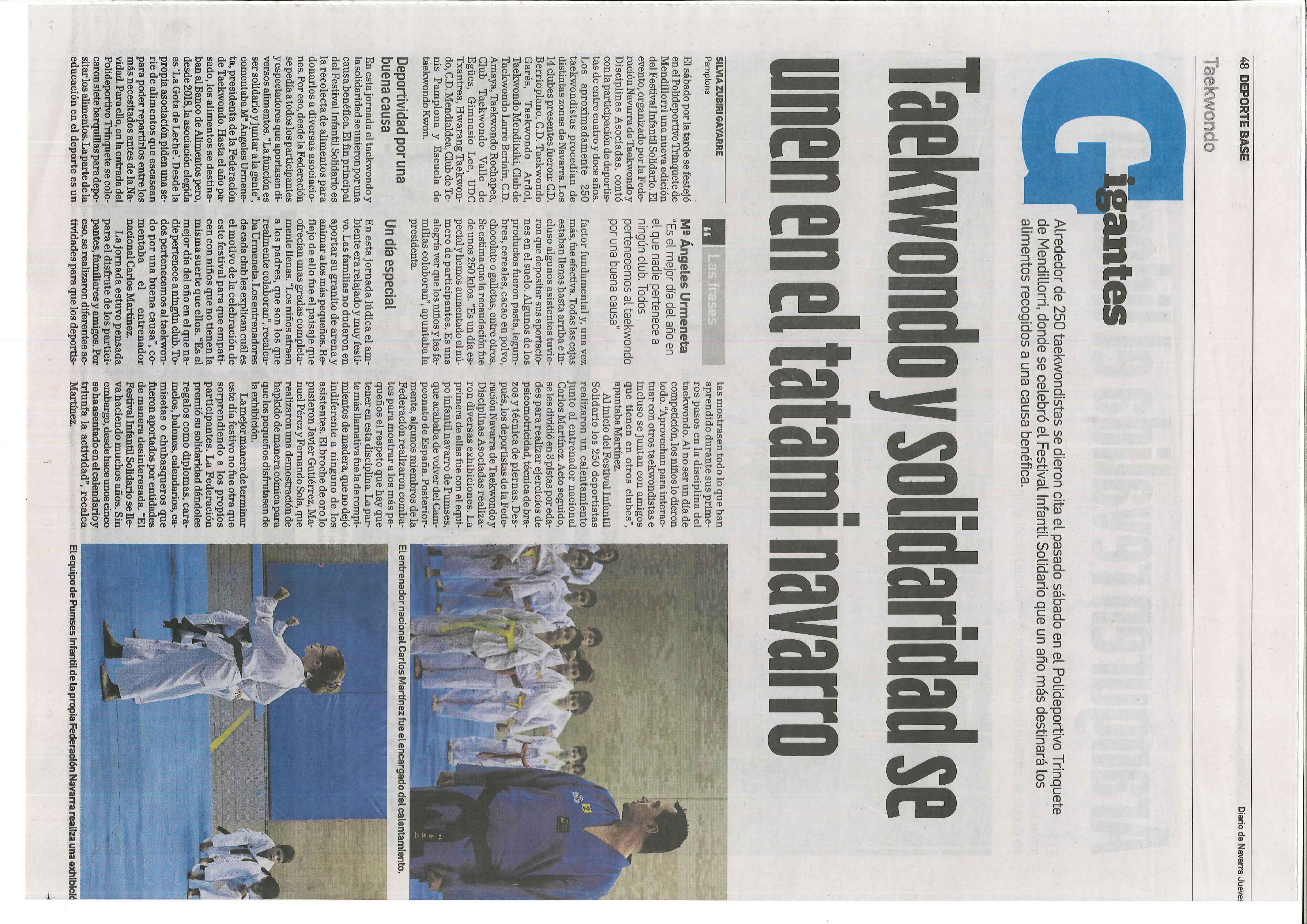 FESTIVAL INFANTIL SOLIDARIO en PRENSA